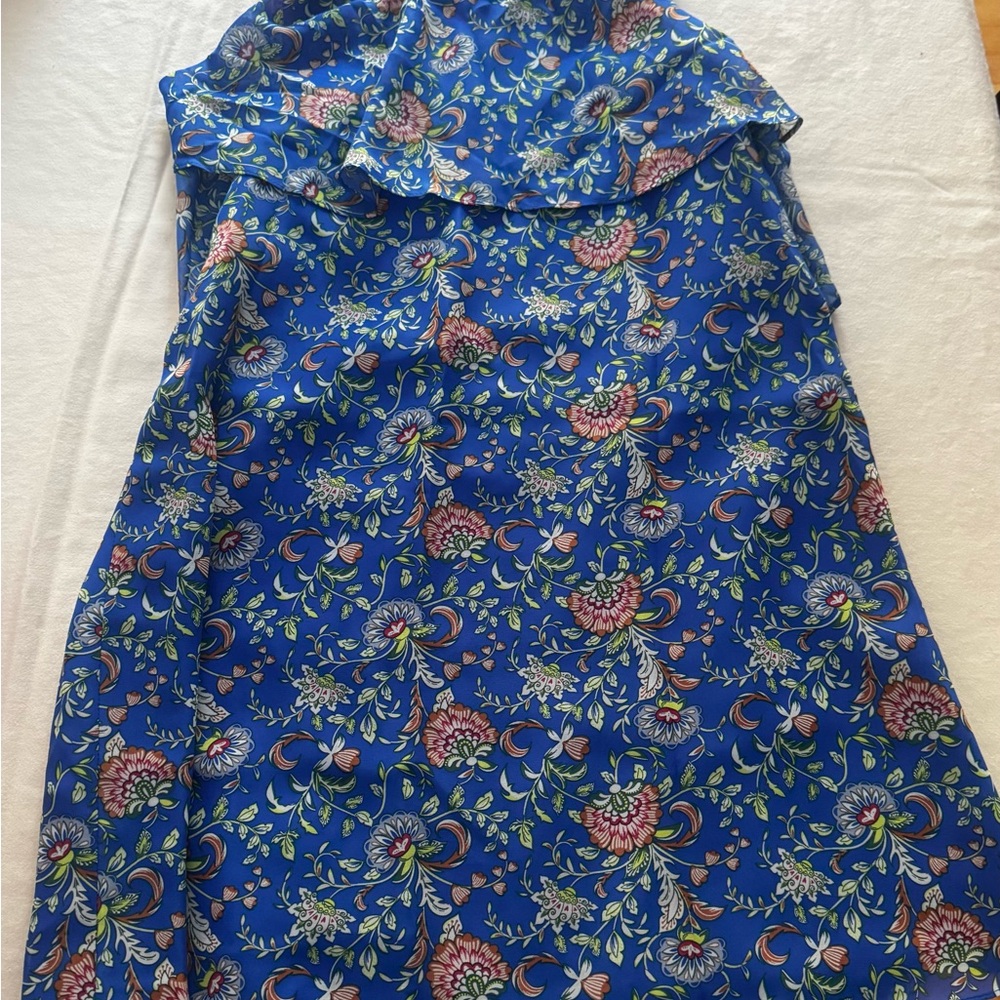 Floral Blue Dress - BCBG Girls